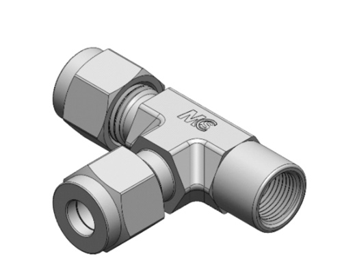 Lateral NPT Female Branch Tee - MCS Hydraulics